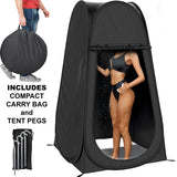 Pop Up Privacy Tent Portable Camping Shower Toilet Outdoor Beach Changing Room