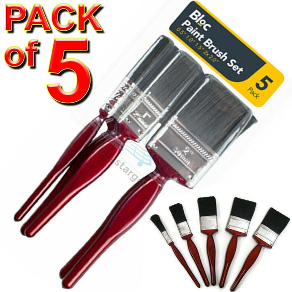 5 Pack Paint Brush Fine Brushes Set
