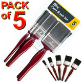 5 Pack Paint Brush Fine Brushes Set