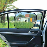 2x Baby Car Window Sun Shades Black Mesh Blinds Visor Shield Stopper Cover Dog
