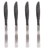 4x Stainless Steel Knives Set Cutlery Utensils Serrated Dining Table Knife UK