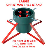🎄Christmas Tree Stand Xmas Base Holder Large Water Tank Metal Legs Heavy Duty