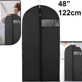 48" Extra Large Hanging Suit Dress Coat Travel Bag Zip Up Clothes Cover Storage