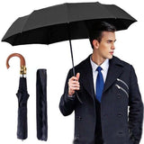 Large Windproof Umbrella Strong Automatic Folding Travel 8,10 Ribs Brolly Rain