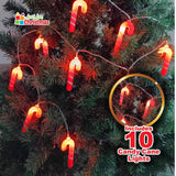 4ft Deluxe Christmas Tree Artificial With LED Lights White Pine Red Berry Cone Stand