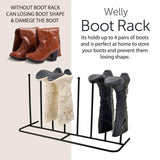 Boot Shoe Rack Wellington Fashion Boots Hanger Wellies Welly Stand Holder Dryer