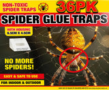 36 Spider Killer Traps Poison Free Crawling Insect Trap Home Safe Indoor Outdoor