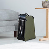 WELLY BOOT BAG WELLINGTON STORAGE CARRIER BAG ZIPPED CARRY HANDLE FREE BRUSH