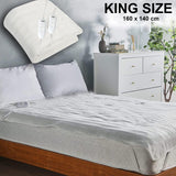 🔥Electric Heated Under Blanket Comfort Control Fast Heat Up Cosy Warm King Size