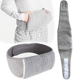 Wearable Hot Water Bottle Cover Adjustable Belt Wrap Around Luxury Sherpa