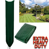 Waterproof Rotary Washing Line Cover Clothes Airer Garden Parasol Umbrellas
