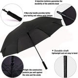 10x Deluxe Golf Umbrella  Auto Open Strong Wind Rain Sun Resistant 8 Rib Travel