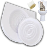 Cat Toilet Training Kit Litter Box Kitty Toilet Mat Pet Seat Tray Hygienic Potty