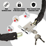 Heavy Duty Security Lock U Shape Chain Bike Bicycle Motorbike Scooter Shed Gate