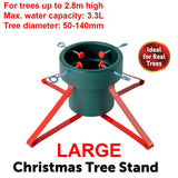 🎄Christmas Tree Stand Xmas Base Holder Large Water Tank Metal Legs Heavy Duty