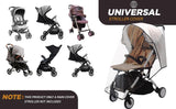 Baby Buggy Rain Cover Universal Raincover Pushchair Stroller Pram Weather Shield