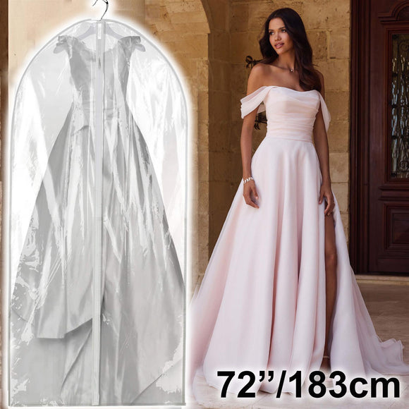 183cm Hanging Suit Dress Coat Travel Bag Extra Large Clothes Cover Storage Zip