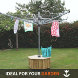 2x Waterproof Heavy Duty Rotary Washing Line Cover Clothes Airer Garden Parasol
