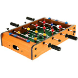 Wooden Football Table Top Foosball Soccer Game Set Kids Family Desktop Toy Gift
