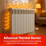 8.5m Foil Roll Bubble Radiator Insulation Heat Energy Saver Reflective Sheet Panel