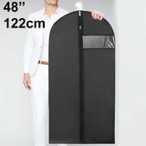 48" Extra Large Hanging Suit Dress Coat Travel Bag Zip Up Clothes Cover Storage