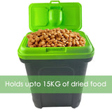 30L Pet Food Storage Container Dog Cat Animal Bin Dry Feed Seed Air Tight Seal
