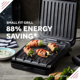 🔥GEORGE FOREMAN SMALL FIT GRILL GRIDDLE HOT PLATE BBQ MEAT FISH TOASTIE MAKER