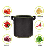 10L Fabric Pot Container Grow Bag Pot Plant Breathable Hydroponics Planter