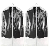 2x 40" Large Hanging Suit Dress Coat Travel Bags Clothes Covers Storage Bag
