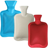 1L Hot Water Bottle Natural Rubber Winter Hand Feet Warmer Large Cold Nights