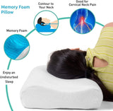 2x Memory Foam Pillow Contour Neck Back Support Orthopaedic Firm Head My Pillows