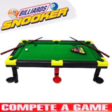 Tabletop Billiard Snooker Game Set Mini 8 Ball Pool Kids Adults Fun Family Gift