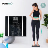DIGITAL BODY FAT ANALYSER SCALES BMI HEALTHY WEIGHING SCALE WEIGHT LOSS
