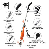 ELECTRIC WEED BURNER KILLER WAND BBQ Starter HOT AIR TORCH Garden Outdoor Weeds