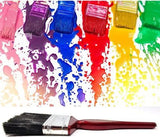 2 Pack 3 & 4 Inch Paint Brush Set Painting Decorating Fine Brushes PRO DIY UK