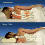 Contour Memory Foam Pillow Neck Back Support Orthopaedic Firm Head My Pillows