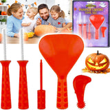 5 pcs Pumpkin Carving Tool Set Halloween Designs DIY Craft Tools Kit Party