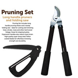 🔥Tree Loppers Pruner Shears & Folding Saw Pruning Set Branch Gardening Tool Kit