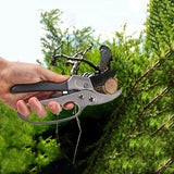 Ratchet Anvil Secateurs Razorsharp Advance Garden Pruner Comfort Carbon Steel