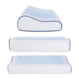 Cooling Pillow Orthopedic Memory Foam Contour Cervical Gel Head Neck Back Sleep