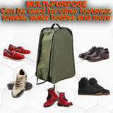 WELLY BOOT BAG WELLINGTON STORAGE CARRIER BAG ZIPPED CARRY HANDLE FREE BRUSH
