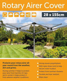Waterproof Rotary Washing Line Cover Clothes Airer Garden Parasol Umbrellas