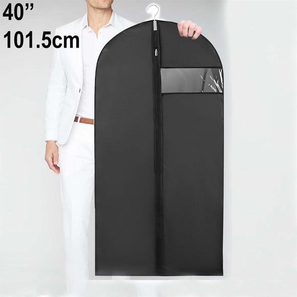 101cm Garment Carrier Bag Suit Coat Clothes Dress Cover Protector Storage Bags