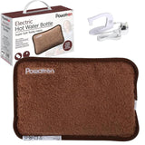 🔥Electric Hot Water Bottle Rechargeable Heat Pad Plush Warmer Massaging Luxury