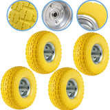 10" Heavy Duty Solid Rubber Tyres Wheel Replacement Puncture Proof Sack Truck