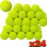 24x Tennis Balls Training Sport Dog Pet Throw Cricket Ball Game Beach Outdoor UK