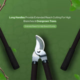 🔥Tree Loppers Pruner Shears & Folding Saw Pruning Set Branch Gardening Tool Kit