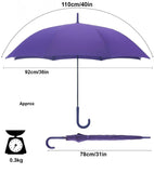 Large Windproof Umbrella Strong Automatic Folding Travel 8,10 Ribs Brolly Rain