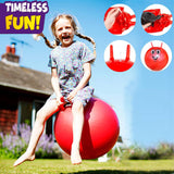 18" INCH LARGE JUMP BOUNCE SPACE HOPPERS RETRO BALL KIDS OUTDOOR INDOOR EXERCISE