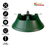 Heavy Duty Christmas Tree Stand Large Xmas Holder Base Water Tank Metal Plastic